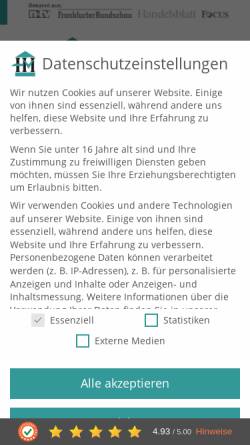 Vorschau der mobilen Webseite hegner-moeller.de, VIP-Kredit.de, Hegner & Möller GmbH