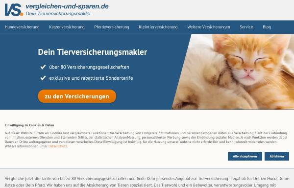 Vorschau von www.vergleichen-und-sparen.de, Vs vergleichen-und-sparen GmbH