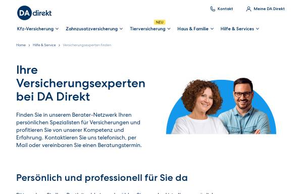 Vorschau von www.da-direkt.de, DA Direkt - Deutsche Allgemeine Versicherung AG