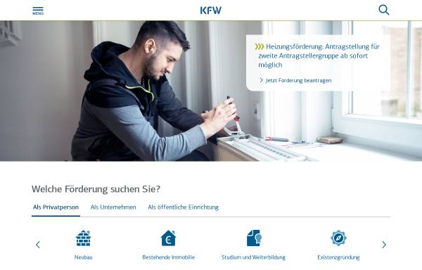 Vorschau von www.kfw.de, KfW-Bankengruppe - Chancen