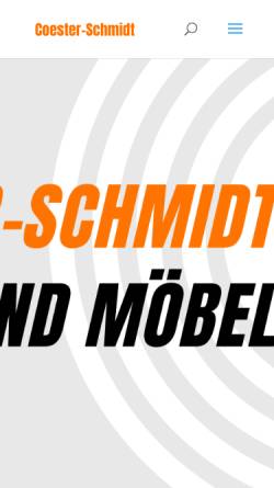 Vorschau der mobilen Webseite www.coester-schmidt.de, Coester & Schmidt Unternehmensberatung GmbH