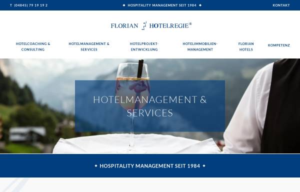 Vorschau von hotelmanagement-auf-zeit.de, Florian Hotelregie - inh. Bernd F. H. Florian