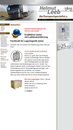 Vorschau der mobilen Webseite www.ass-container.de, ASS GmbH
