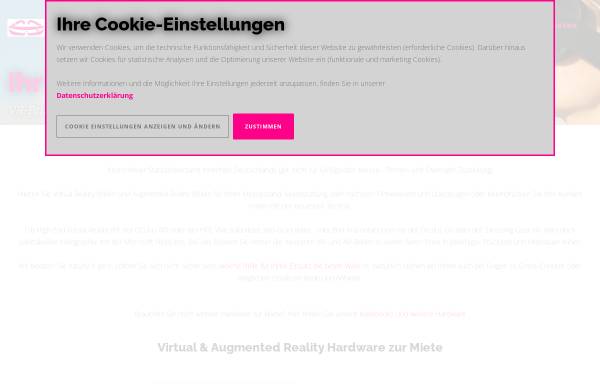 Vorschau von www.vr-brille-mieten.de, VR-Brille-mieten