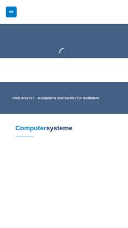 Vorschau der mobilen Webseite www.cmb-dresden.de, CMB Zierz & Klügel GbR