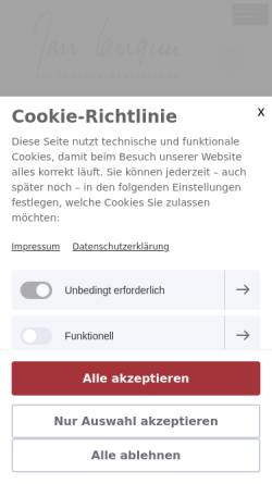 Vorschau der mobilen Webseite www.janlangner.de, Jan Langner GmbH
