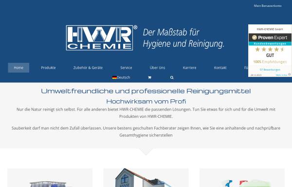 Vorschau von www.hwr-chemie.de, HWR-Chemie GmbH