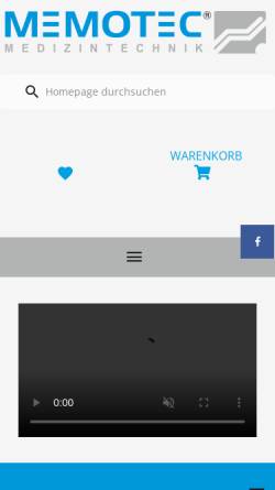 Vorschau der mobilen Webseite www.memotec-service.de, Memotec Service- und Vertriebsgesellschaft mbH