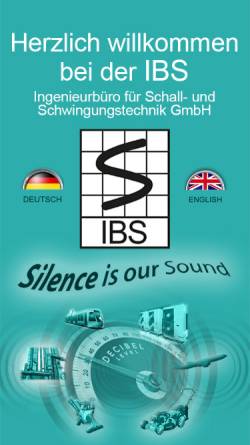 Vorschau der mobilen Webseite www.ibs-akustik.de, IBS Ingenieurbüro für Schall- und Schwingungstechnik GmbH