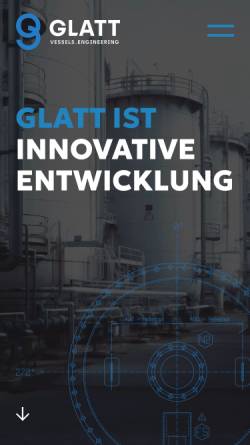 Vorschau der mobilen Webseite www.glattistgutgmbh.de, Michael Glatt Maschinenbau GmbH