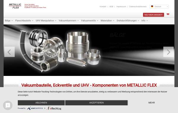 Vorschau von www.metallicflex.de, Metallic Flex GmbH