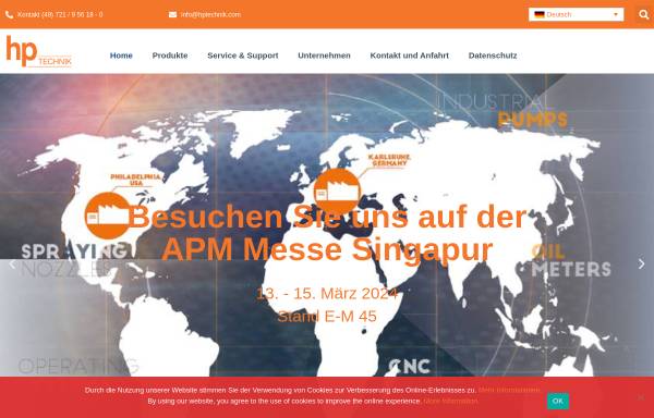 Hp Technik GmbH Industriepumpen, Förderaggregate und Anlagenbau