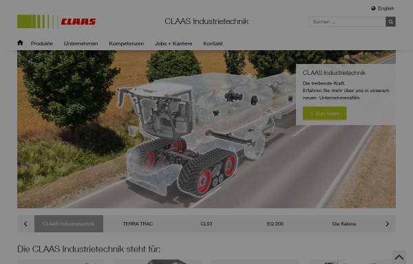 Vorschau von www.claas-industrietechnik.com, CLAAS Industrietechnik GmbH