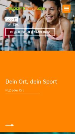 Vorschau der mobilen Webseite www.sportnavi.de, Sportnavi.de