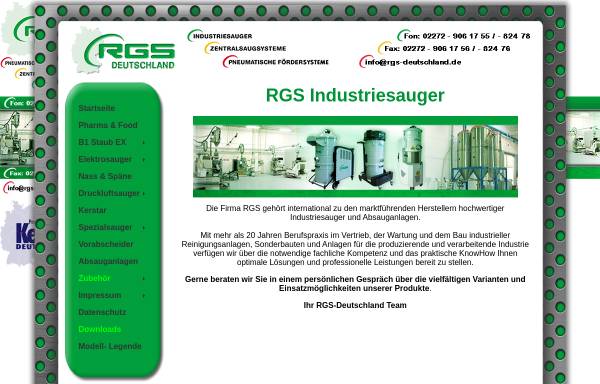 Vorschau von www.rgs-deutschland.de, Ritz-Industriesauger, Abin Thomas Ritz