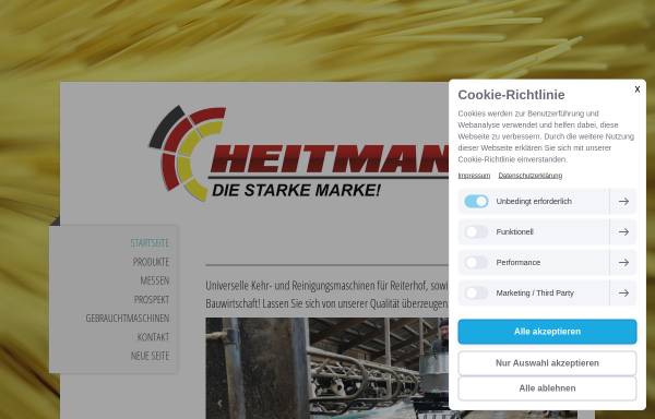 Vorschau von www.heitmann-gmbh.com, Heitmann GmbH