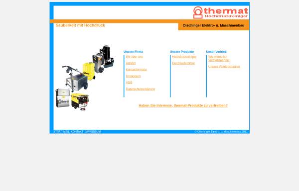 Vorschau von www.oischinger.de, Oischinger Elektro- u. Maschinenbau UG (haftungsbeschränkt)