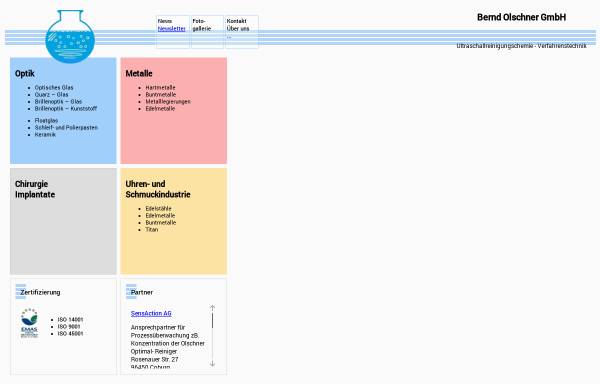 Vorschau von www.bernd-olschner-gmbh.com, Bernd Olschner GmbH