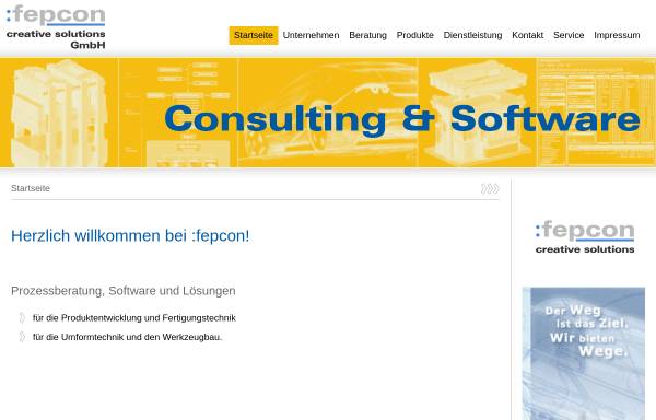 Vorschau von www.fepcon.de, Fepcon creative solutions GmbH