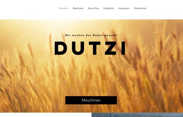 Vorschau von www.dutzi.com, DUTZI Agrar Systeme GmbH