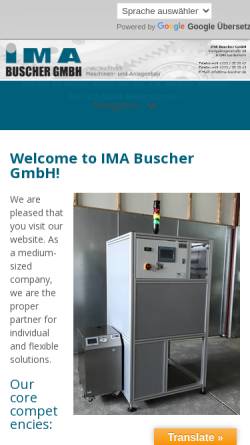 Vorschau der mobilen Webseite www.kb-buscher.de, Konstruktionsbüro Edmund Buscher