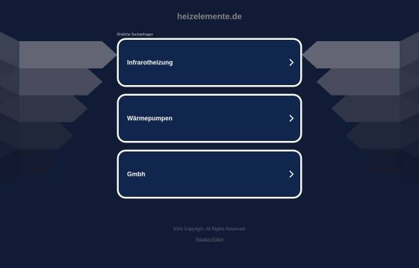 Vorschau von www.heizelemente.de, DELTA-t- Hochleistungsheizelemente e.K.