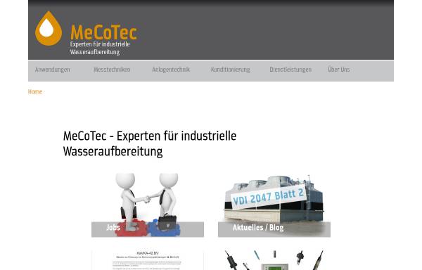 Vorschau von www.mecotec.info, MeCoTec - Mess-Regel-Anlagen-Technologie GmbH