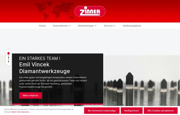 Vorschau von www.zinner.com, Zinner GmbH
