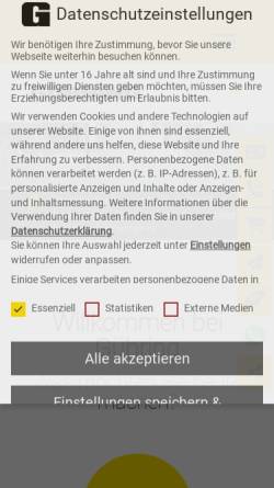 Vorschau der mobilen Webseite guehring.de, Gühring oHG