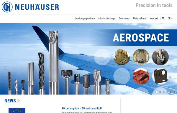 Vorschau von www.neuhaeuser-controx.de, Neuhäuser Präzisionswerkzeuge GmbH