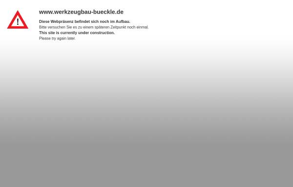 Vorschau von www.werkzeugbau-bueckle.de, Bückle GmbH