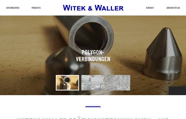 Vorschau von www.waller-witek.at, Waller & Witek Präzisionstechnik OEG Metallbearbeitung Polygonverbindungen