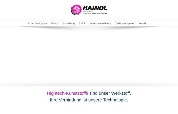Vorschau von www.haindl-kunststoff.de, Haindl Kunststoffverarbeitung GmbH