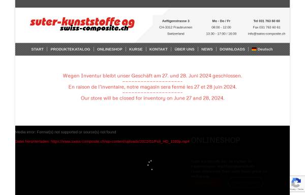 Vorschau von www.swiss-composite.ch, Suter Swiss-Composite Group