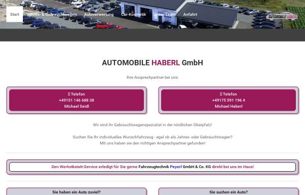 Vorschau von www.automobile-haberl.de, Autohaus Haberl