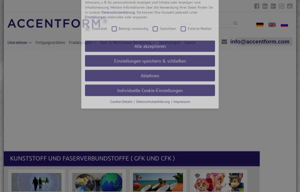 Vorschau von accentform.com, Accent Form GmbH