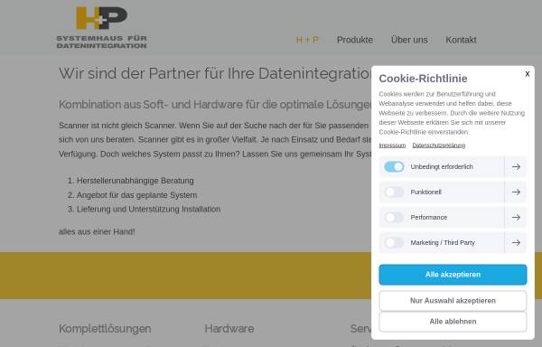 Vorschau von www.datenintegration.de, H+P Datenintegration GmbH