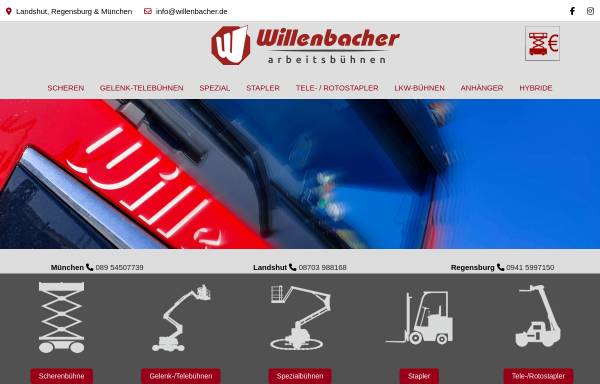 Vorschau von www.willenbacher.de, Willenbacher GmbH & Co. KG