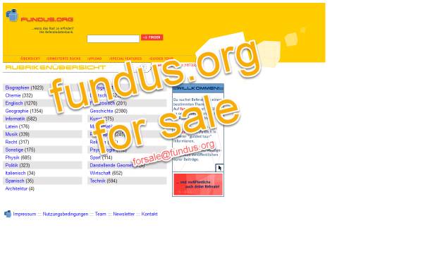 Vorschau von www.fundus.org, Fundus.org - Beauftragte im Betrieb