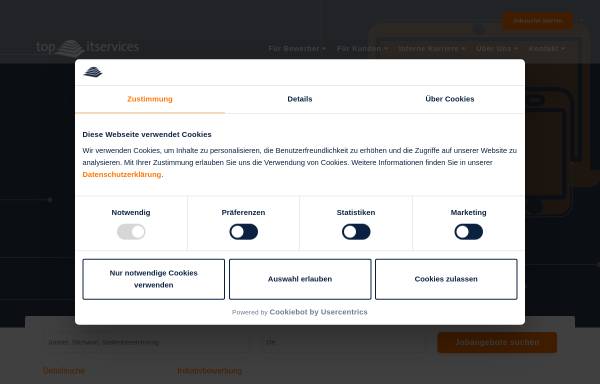 Vorschau von www.top-itservices.com, top itservices AG