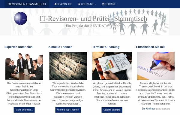 Vorschau von www.revisorenstammtisch.org, IT-Revisoren- und Prüfer-Stammtisch Düsseldorf