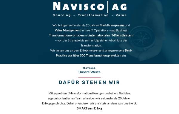 Vorschau von navisco.com, Navisco AG