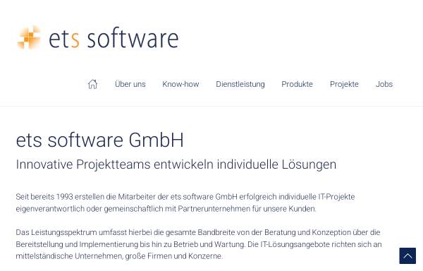 Vorschau von www.ets-software.de, ETS Software GmbH