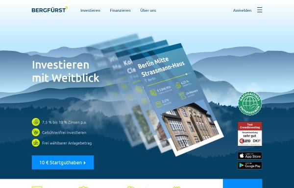 Vorschau von de.bergfuerst.com, Bergfürst AG