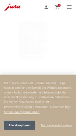 Vorschau der mobilen Webseite www.jura-office.de, Jura Office Limited