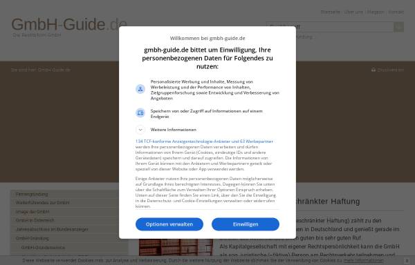 Vorschau von www.gmbh-guide.de, GmbH-Guide - Robert Hartl
