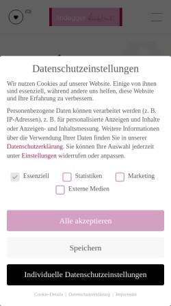 Vorschau der mobilen Webseite www.kuessdiebraut.de, Lindegger. GmbH