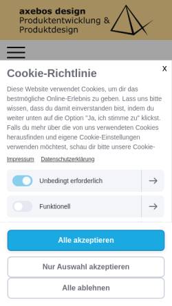 Axebos Produktentwicklung und Produktdesign , Inh. Dipl.-Des. Axel Bossert