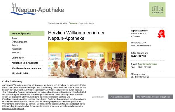 Vorschau von www.neptun-apotheke.com, Neptun Apotheke