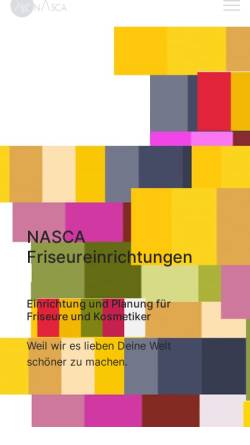 Vorschau der mobilen Webseite www.nasca-friseureinrichtungen.de, Nasca UG